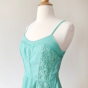 LC Lauren Conrad • Lace Chiffon Mini Dress